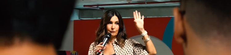 Fátima Bernades participando de uma oficina do Geração Futura Juventudes 2023