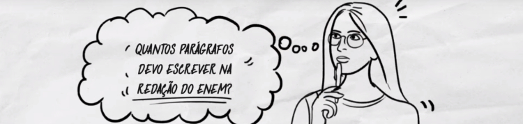 Imagem do episódio Parágrafos na redação - Português da série Descomplicando o Enem
