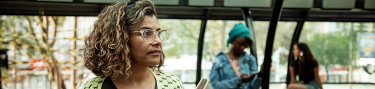 Bastidores da gravação do documentário "Mulheres que Migram"