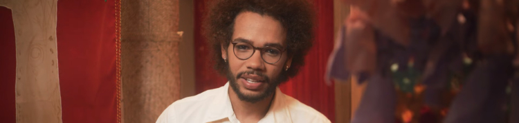 Leonne Gabriel no episódio Exu não é o diabo da primeira temporada da série Consciência Negra: Reconhecer e Reparar