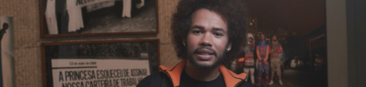 Leonne Gabriel no episódio Masculinidades negras: neguinho, nego e negão da primeira temporada da série Consciência Negra: Reconhecer e Reparar