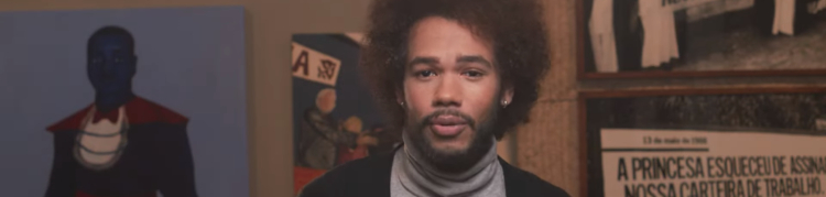 Leonne Gabriel no episódio Como surgiu o Dia da Consciência Negra? da primeira temporada da série Consciência Negra: Reconhecer e Reparar