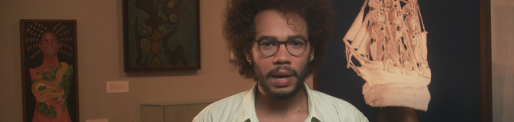 Leonne Gabriel no episódio Quilombo: resistência e organização negra da primeira temporada da série Consciência Negra: Reconhecer e Reparar